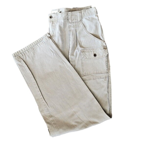 Eddie Bauer Cargo Pants Tan Mens 42 Tall  (41.5" x 33") Hiking Fishing‎ Camping - Picture 1 of 10